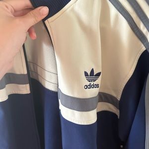 Adidas Track Jacket with Stripes